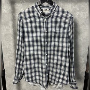 Acne Studios Pop Classics Base Check AW 10 Long Sleeve Shirt Size S